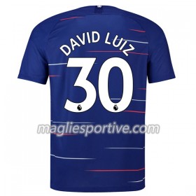 Completo Calcio Chelsea David Luiz 30 Divisa Prima 2018/2019